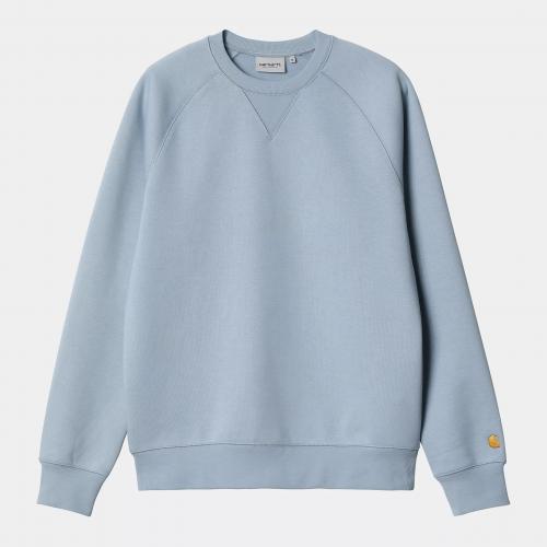 Sweatshirt Carhartt WIP Chase frosted blue