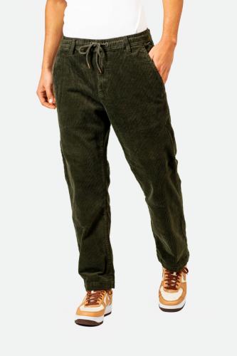 Pant Reell Loose Chino dark green cord