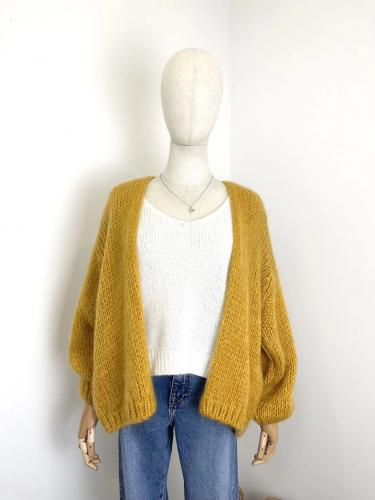 (w) Strickjacke Bernadette 3422B mustard