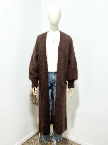 (w) Cardigan 82121 dunkelbraun