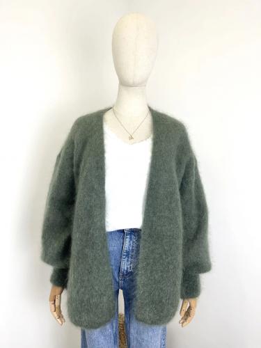 (w) Cardigan 83086 khaki
