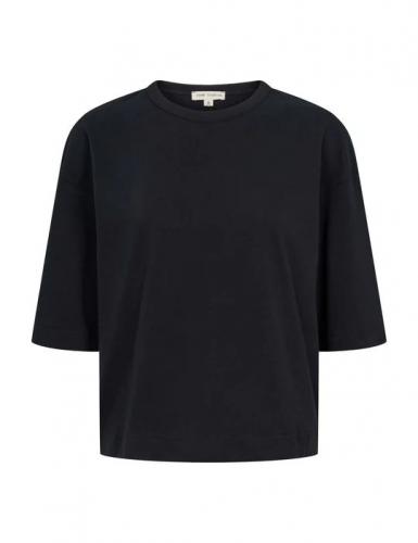 (w) T-Shirt Esm Studios Signe 2/4 Boxy black 