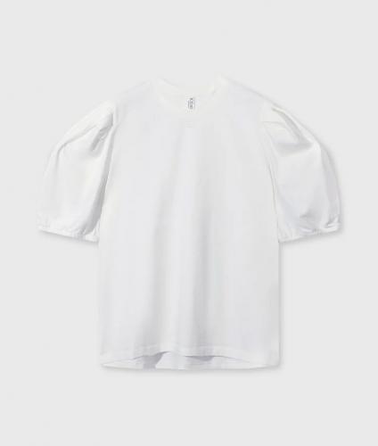(w) T-Shirt 10Days Puff Sleeve ecru