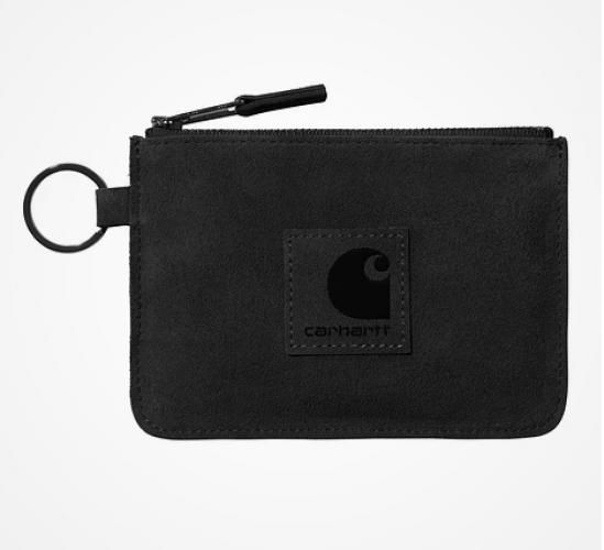 Geldbeutel Carhartt WIP Suede Zip Up black