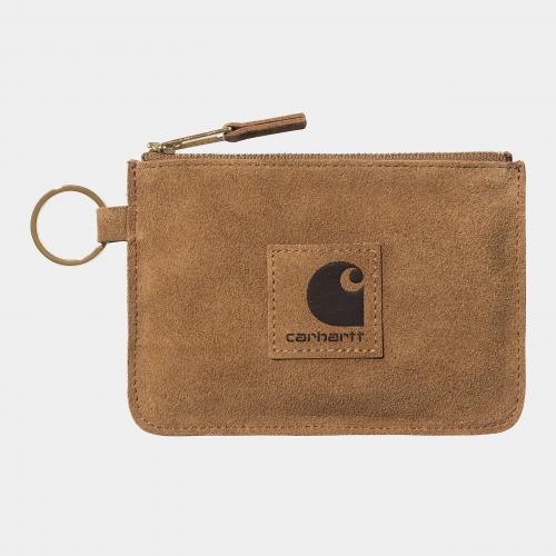 Geldbeutel Carhartt WIP Suede Zip Up hamilton brown