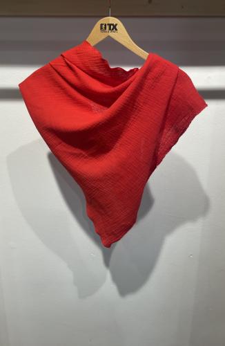 (w) Dreieckstuch Musselin summer rot