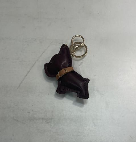 (w) Bag Charm Dog brown