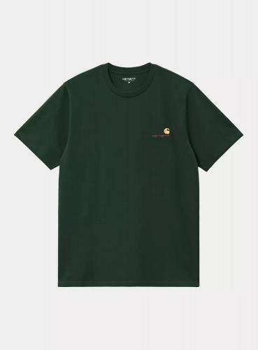 T-Shirt Carhartt WIP American Script conifer