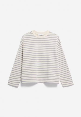 (w) Sweater Armedangels Frankaa Maarlen Stripe undyed misty morning