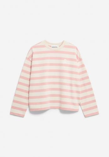 (w) Sweater Armedangels Frankaa Maarlen Stripe undyed rosalilly