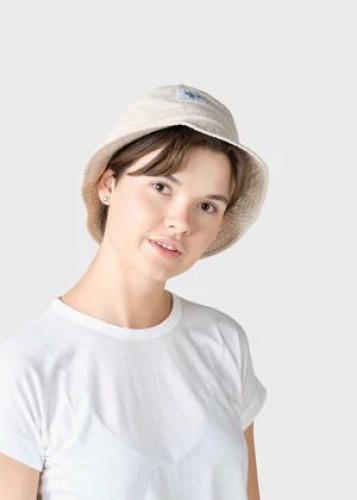(w) Bucket Hat Klitmller Cord pastel sand