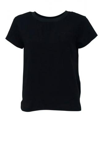 (w) Bluse Mazine Crew Neck Blouse black