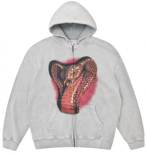 Zip-Hooded Yardsale Kobra grey