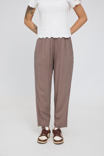 (w) Pant Mazine Straight Leg grey brown