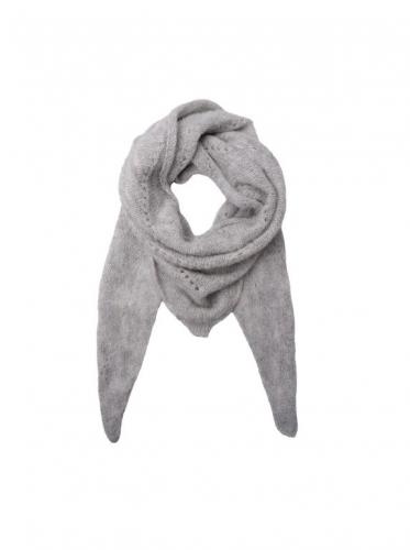 (w) Mini Scarf Black Colour BCDELL grey