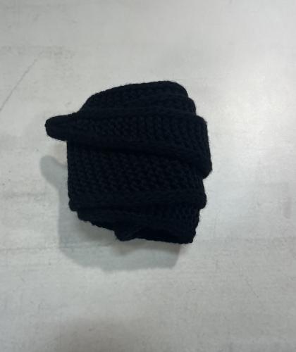 (w) Miniscarf Soffffl schwarz