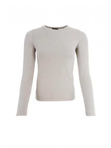 (w) Longsleeve Black Colour BCFAYE pearl silver