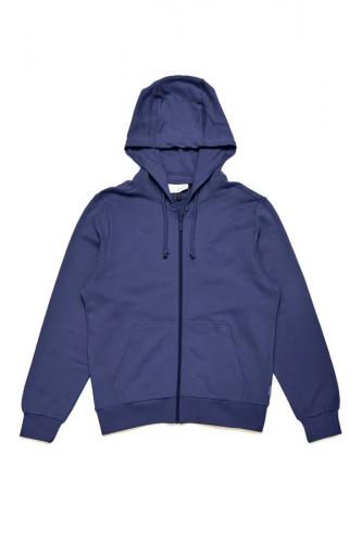 Zip-Hooded Mazine Basic iris blue