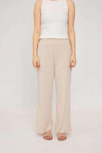 (w) Pant Mazine Jersey Knit Wide Leg moon