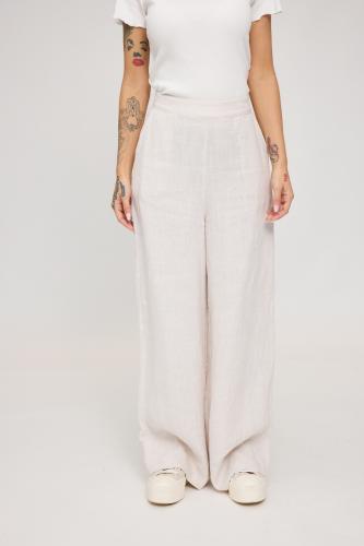 (w) Pant Mazine Wide Leg Linen moon