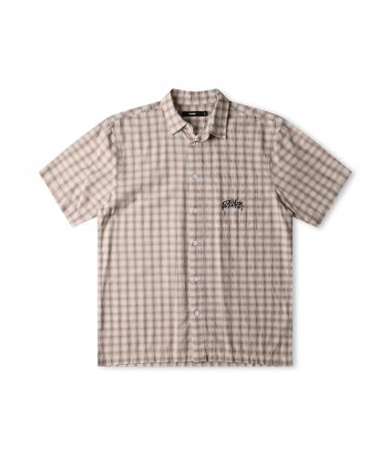 Hemd Former Manners Check taupe
