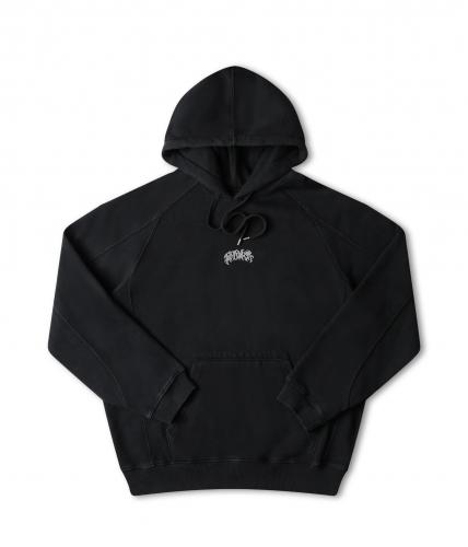 Hooded Former Puncture Metal washed black