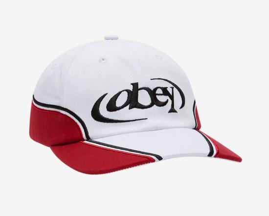 Cap Obey Speedway Velcro white 