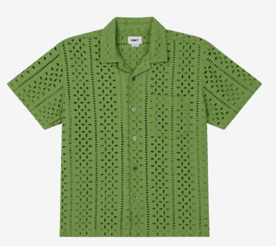 Hemd Obey Ayers Woven piquant green