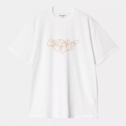 T-Shirt Carhartt WIP Screwed Up white