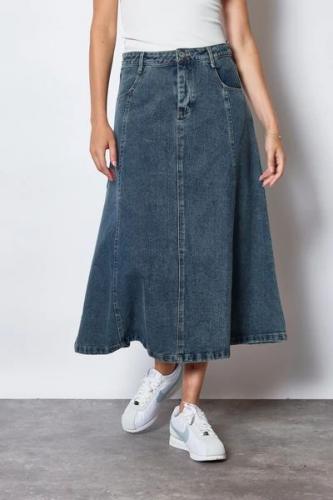 (w) Jeans Skirt blue