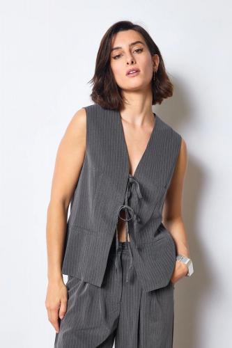 (w) Suit Vest grey