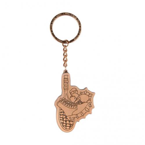 Schlsselanhnger Dime Athletic antique rose gold