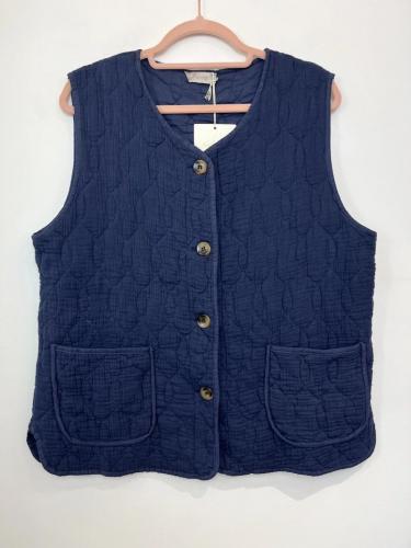 (w) Weste 12310 marineblau