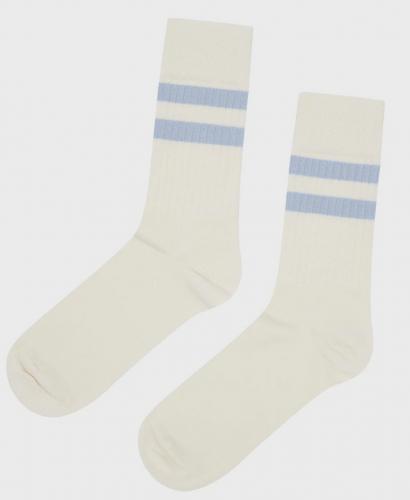 (w) Socken Klitmller Retro cotton cream light blue