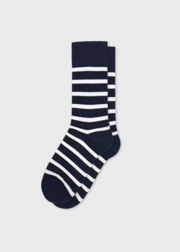 (w) Socken Klitmller Stripe navy cream