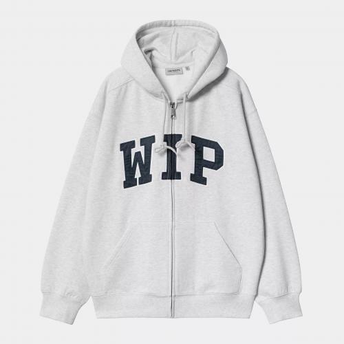 Zip-Hooded Carhartt WIP W.I.P. ash heather