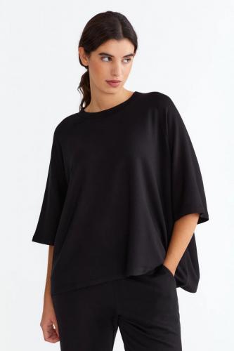 (w) T-Shirt Movesgood Happy black