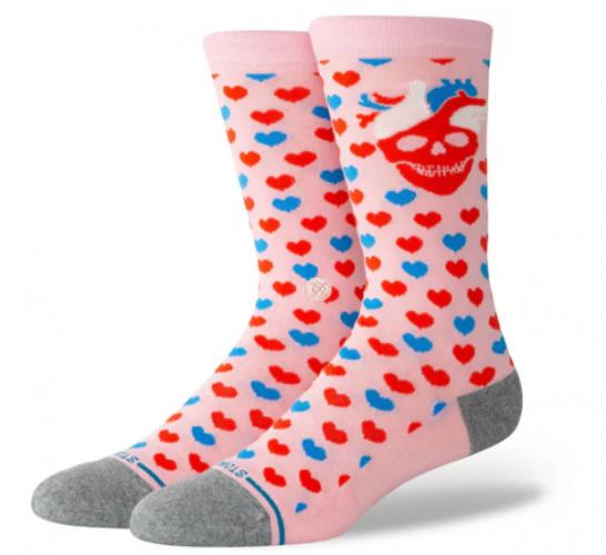 Socken Stance Hearted pink