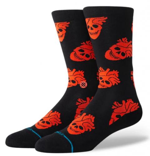 Socken Stance Fallin In Skull black