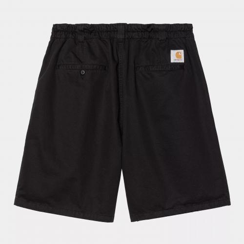 Short Carhartt WIP Marv black stone washed