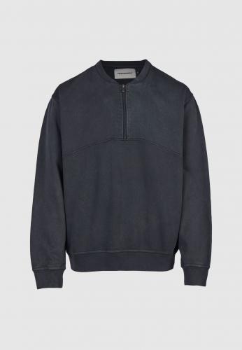 Sweatshirt Cleptomanicx Gunter blue graphite