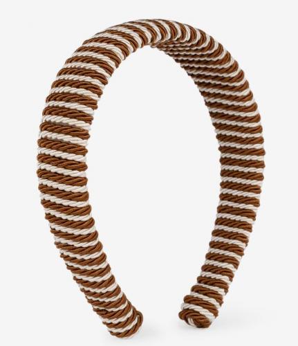 (w) Headband Sui Ava Striped brown 