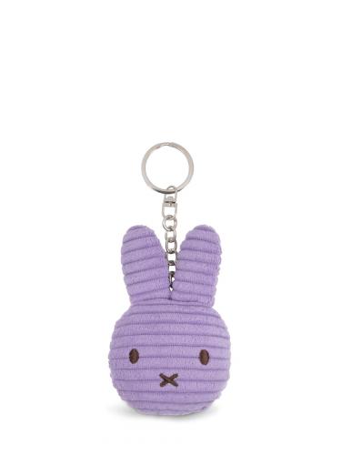 Miffy Keychain Flat Corduroy lilac 10 cm