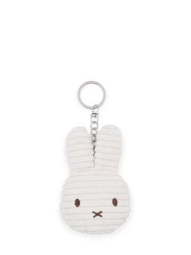 Miffy Keychain Flat Corduroy off white 10 cm