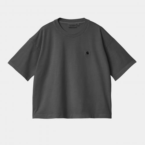 (w) T-Shirt Carhartt WIP Nelson graphite