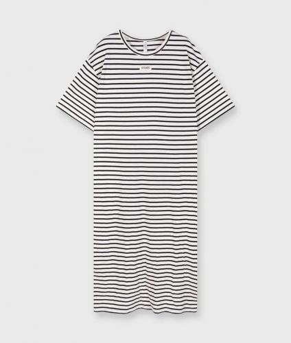 (w) Kleid 10Days T-Shirt dress stripes ecru/black 