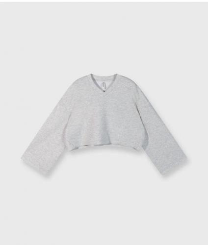 (w) Sweater 10Days The Soft Scuba Kimono white/grey