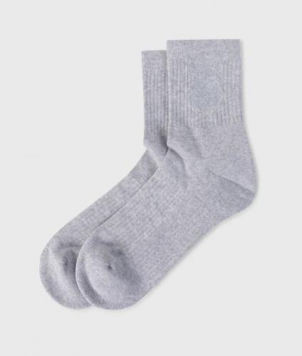 (w) Socken 10Days Medal white/ grey
