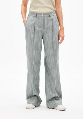 (w) Pant Armedangels Numaali Stripe seagreen-light oatmilk 