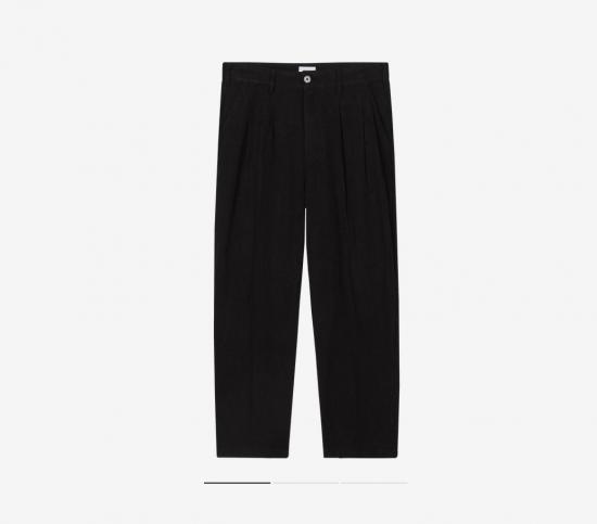 Pant Obey Fubar Linen Pleated black